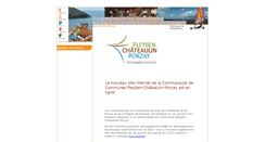 Desktop Screenshot of cc-chateaulin-porzay.fr